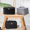 1pc Business Trip Toiletry Bag Double Layer Large Capacity Water-resistant Oxford Cloth Cosmetic Bag Portable Storage Handbag