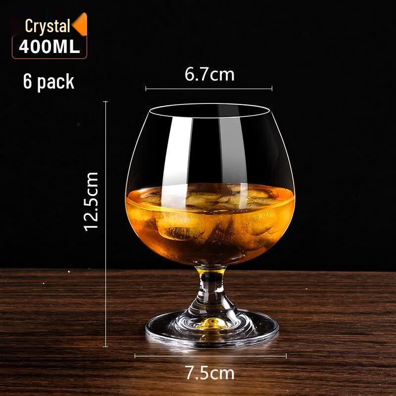 ZISIZ Crystal Glass Brandy & Whiskey Set