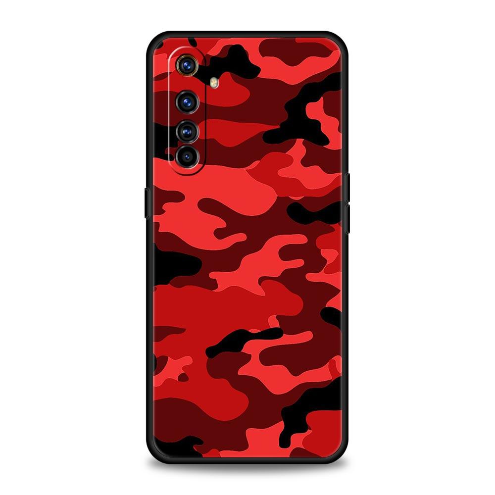 Colour Camouflage Camo For Realme GT Neo2 3 Phone Case For Realme 9 8 7 6 GT2 Pro Plus 5G 8i 9i C3 C21 C11 C25 C35 C21Y Cover