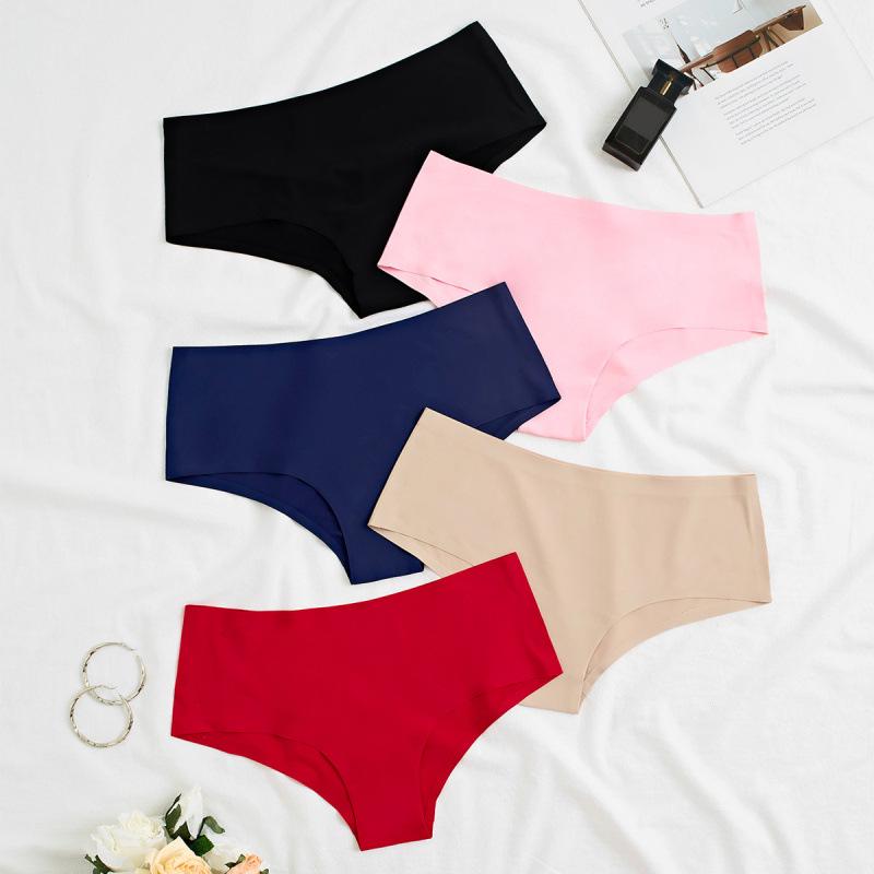 

Бесшовные минималистичные женские трусы-слипы с низкой посадкой - Сексуальные и стильные Small телесный