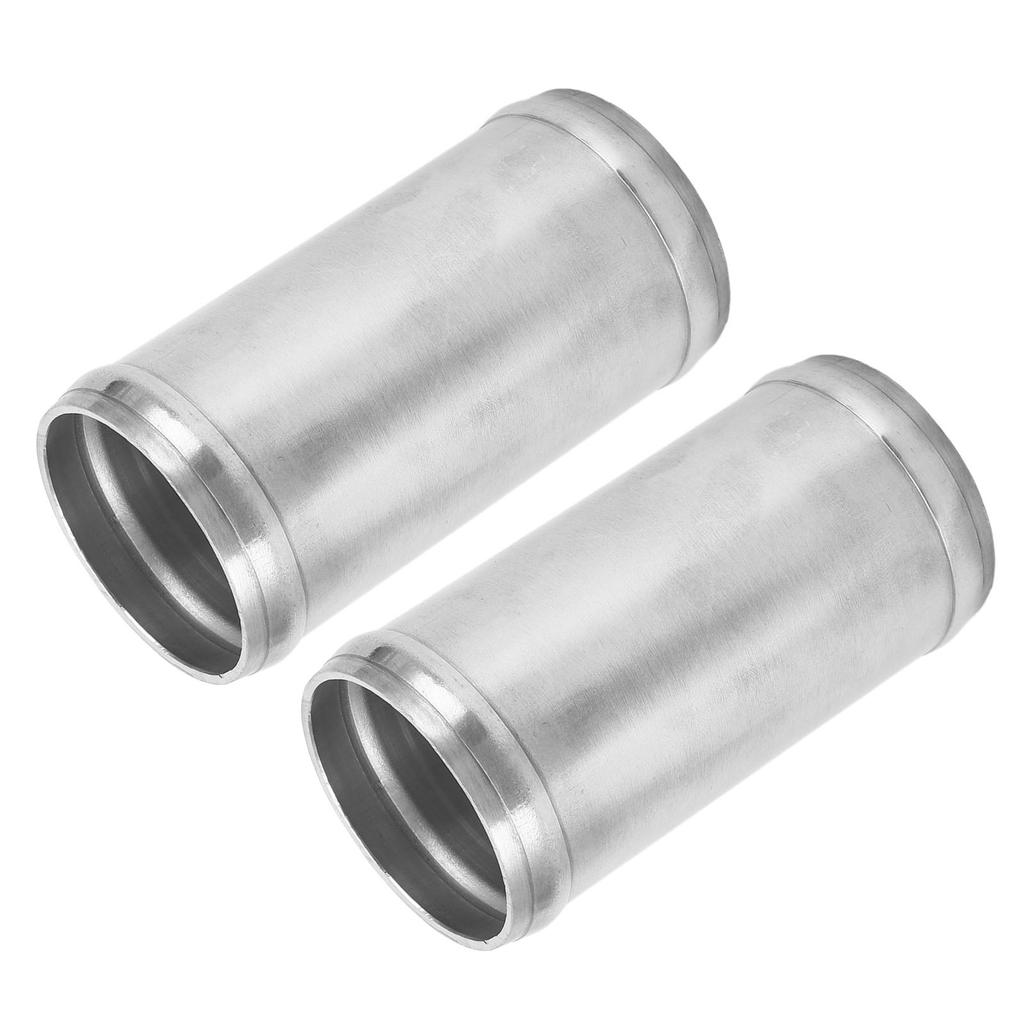 1 Paar Schlauchverbinder Rohrverbinder 50mm Ausgezeichnete Abdichtung Feste Klemmung Hitzebeständige Aluminiumlegierung