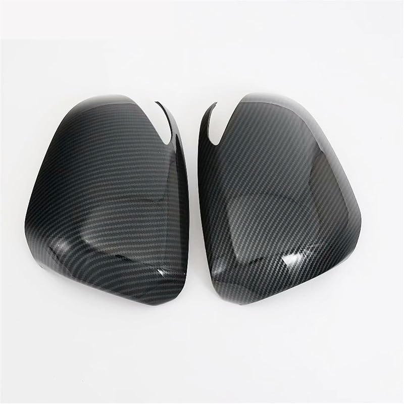 Side Door Rearview Mirror Cover Compatible with Hyundai Santa Fe 2019 2020 2021 Chrome Exterior Accessories Car Sticker (Color : ABS Carbon Fiber),