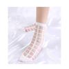 1 Pair Summer Thin Transparent Casual Women Socks Plaid Breathable Funny Ankle Sock
