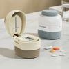 Food Grade Pill Cutter 2/4-in-1 Medicine Divider Daily Tablet Splitter Pill Storage Box Daily Use