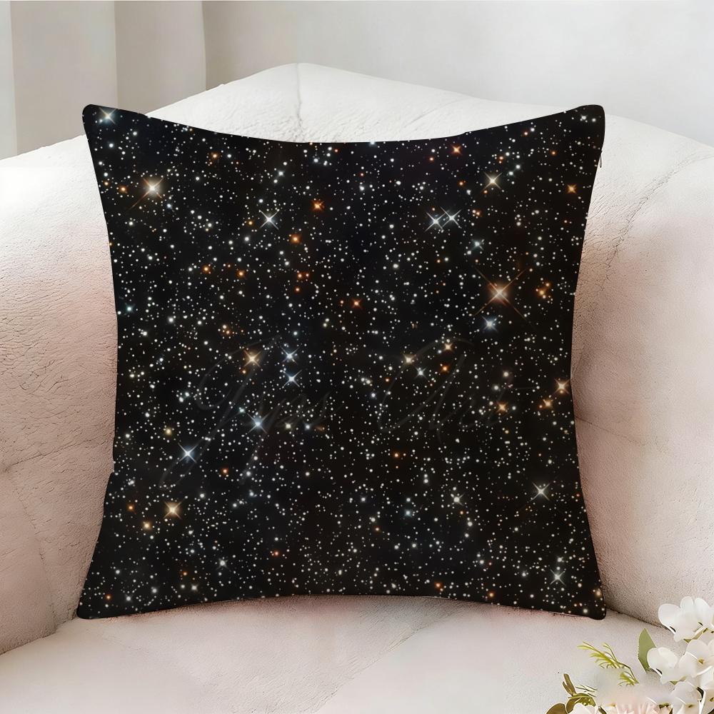Space Starry Sky Pillow Case Pillowcase Doublesided Printed Sofa Cushion Bedroom Headboard Pillow