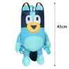 Bluey Plush Backpack Anime Peripheral 45CM Kawaii Bingo Plush Doll Decoration Snack Bag Storage Bag Children Gift