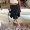 Summer Polka Dot Print Women's Midi Skirts 2026 Fashion Casual Elegant Low Waist Skirts Spring Simple Sweet Holiday Short Party Skirts Clothes