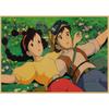 Poster da Parete in Carta Kraft Retrò: Laputa: Laputa: Castello nel cielo di Hayao Miyazaki