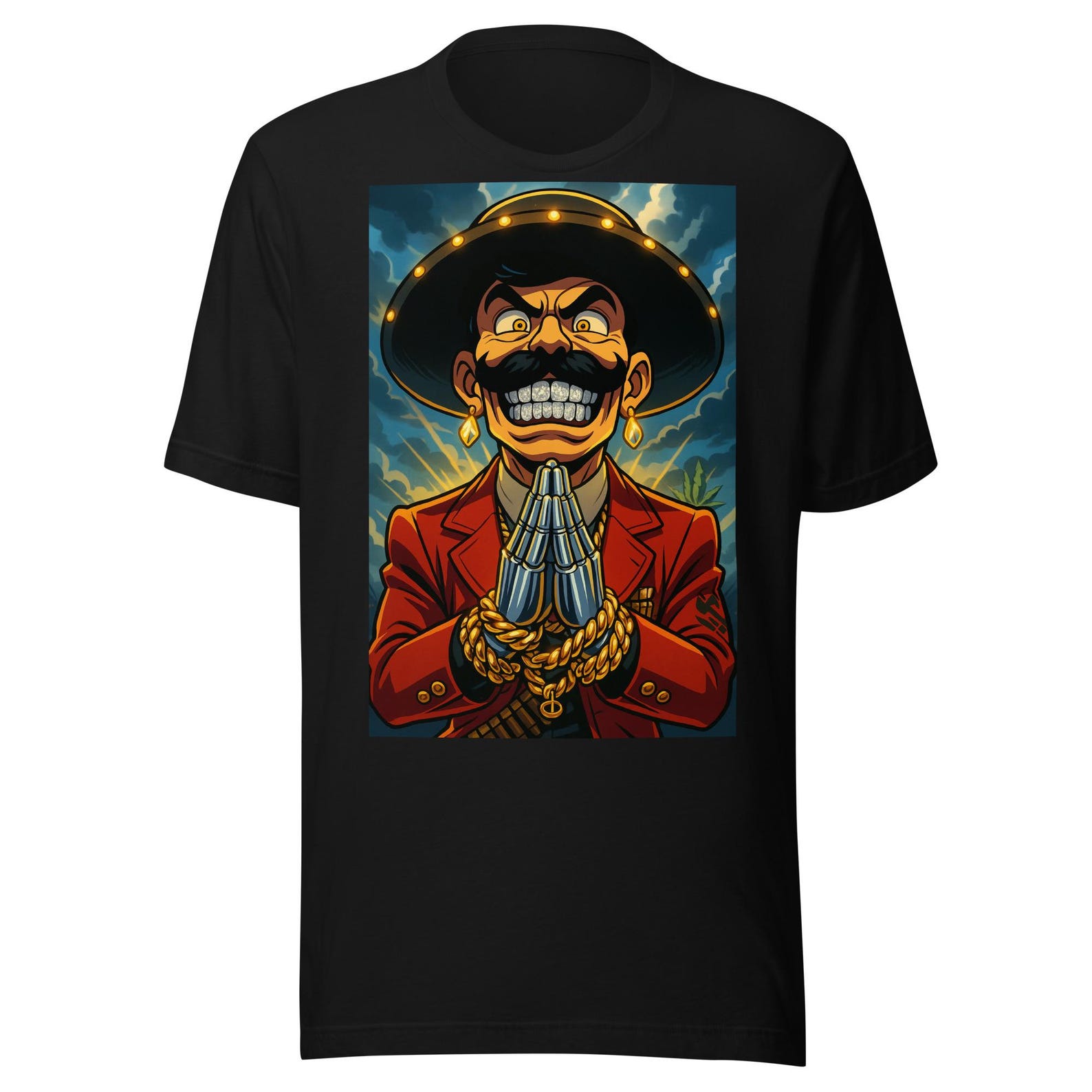 General Emiliano Zapata Cartoon Unisex t-shirt M