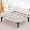 Elevated Pet Bed Dog Cat  Folding Pet Camping Bed Cat Dog House Portable Removable Washable Four Seasons Cats Kennel Puppy Beds
