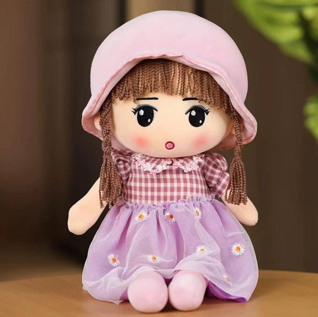Adorable Plush Doll for Girls - Soothing Birthday Gift