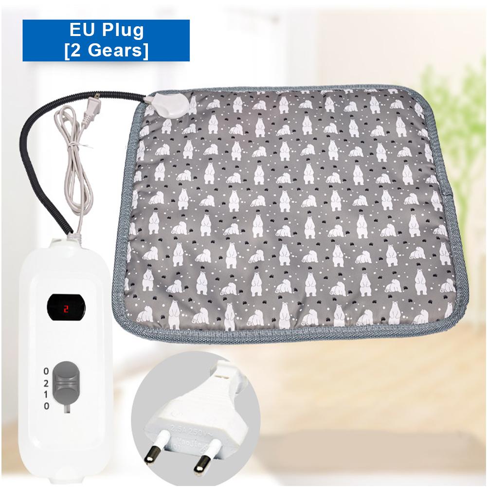30-50°C Waterproof Adjustable Electric Blanket Pet Heating Pad With Timer Anti-bite Tube  Cat Dog Heated MatSleeping Supplies