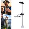 Portable Fish Finder Mount, Universal Fish Finder Bracket W/360° Adjustable Rotatable Transducer Pole Mount for Boat Canoes