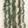 Artificial PE Rattan Leaves for Wall, Door, and Christmas Decor Vines