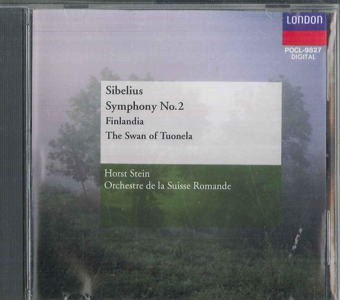 

CD SIBELIUS HORST STEIN ORCHESTRE DE Symphony No. 2 Symphonic Poem Finl POCL9827 LONDON Japan Classical Used