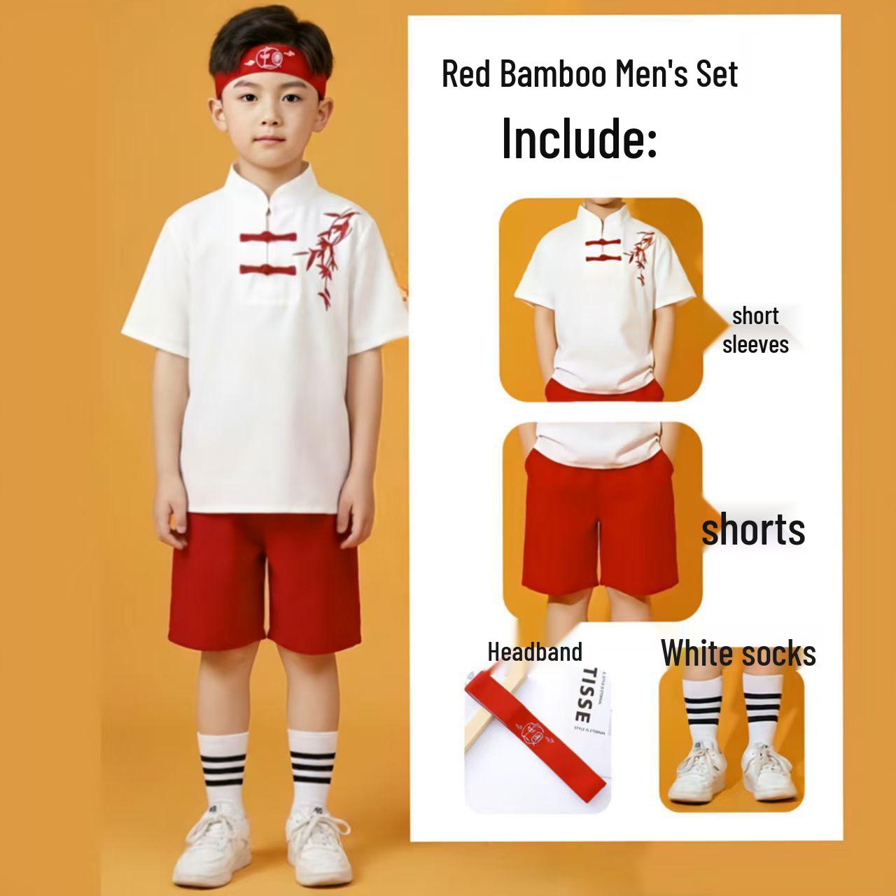 June 1st Children s Chinese Style Performance Costume for Students - Cheerleading, Choir, and Sports Meeting Outfit 150 cm