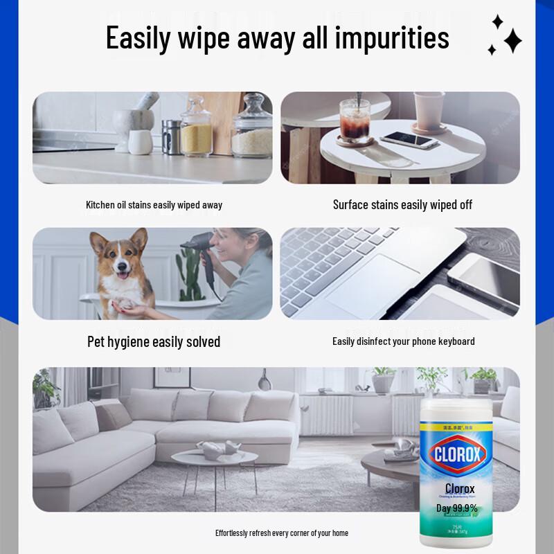 Clorox Küchenreinigungstücher und Desinfektionstücher