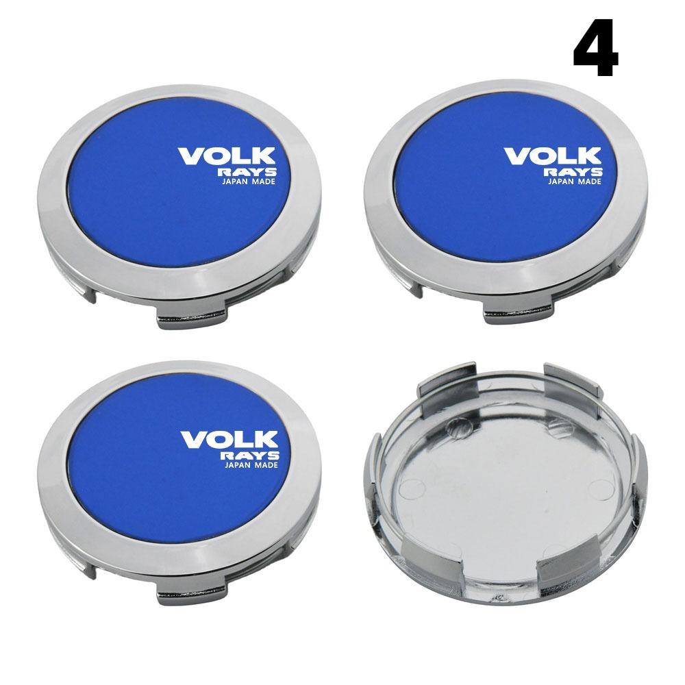 4 STKS 64 MM Buiten Diameter / 62 MM Binnen Diameter Velgdopjes RAYS VOLK VR GRAM Logo Wiel Center Dop Wieldeksel Naafdoppen Sportauto Band Accessoires