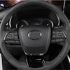 ABS Carbon fiber Steering Wheel Trim 2 pcs For Toyota Grand Highlander  new
