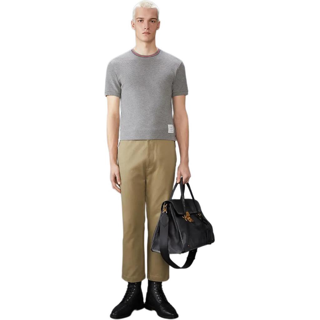 THOM BROWNE RWB Stripe Crewneck T Shirt MJS287AJ0216-055