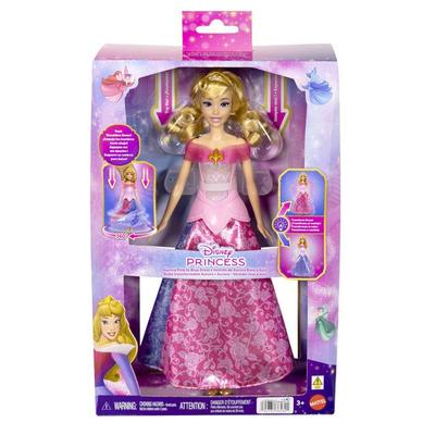 Fashion Doll - Disney - Aurora and Her Magical Light-Up Dress - Changes Color - From 3 Years