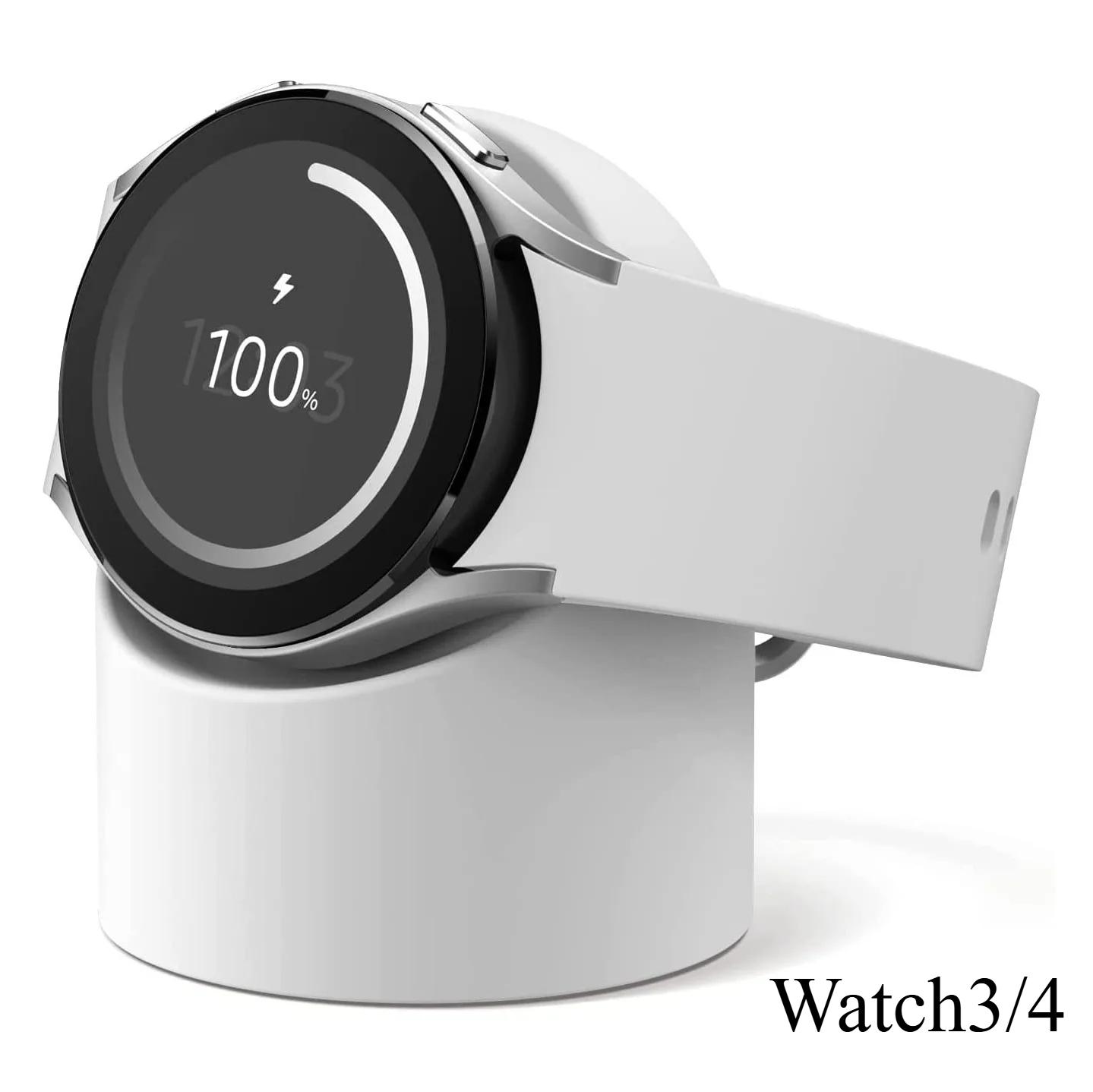 

Совместимо с подставкой для зарядного устройства Samsung Galaxy Watch 5 40 44 46 мм, силиконовой подставкой для зарядного устройства Galaxy Watch3 4 5 Pro 45 мм