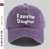 pc pcs Favorite Daughter Letter Print Baseball Cap Suitable for Prom Outdoor Sports Beach Vacations Travel Adjustable Truc
