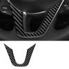 Accessories Car Interior Carbon Fiber Style Steering Wheel Decoration Cover Trim Sticker for Smart 453 FourTwo 2016-2021