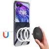 For Motorola Razr 60 Pro 5G Clear Phone Case Compatible with MagSafe TPU+Acrylic Back Cover