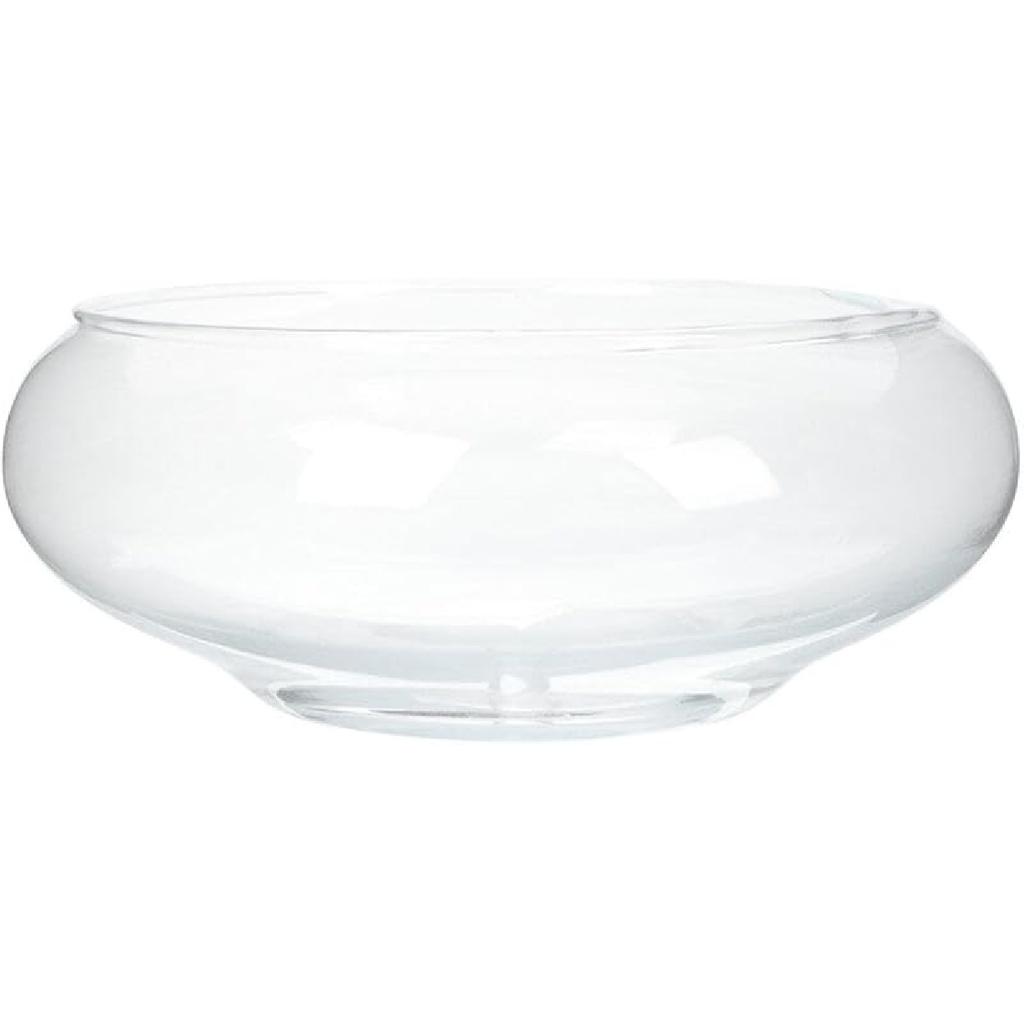 VOSAREA Glass Vase Bowl Glass Bubble Bowl Terrarium Succulent Planter Air Plants Hydroponic Display Floating Candles Clear Bubble Bowl Fish Bowl