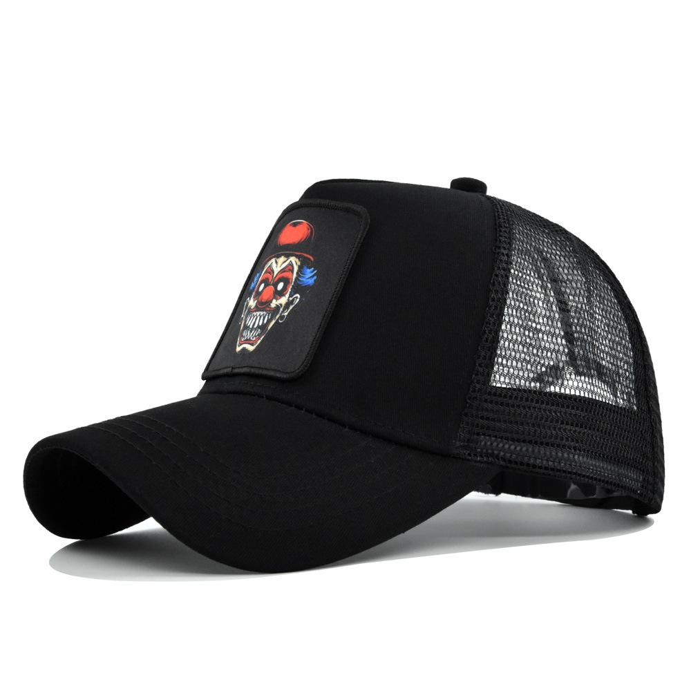 Cap Duck Tongue Print Embroidered Baseball Cap Curved Brim Sun Hat Cotton Cool