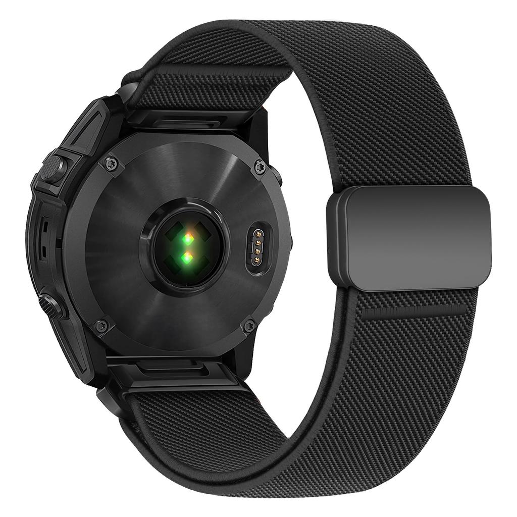 Magnetic Nylon Band For Garmin Fenix 8 7 Pro 7S 6X 6 5Plus Venu 3 Tactix 7 bracelet correa Fenix 8 7x 26mm 22mm Quick Fit Strap