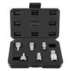6-Piece Hex Bit Socket Set 14/17/19/22/24mm 1/2-inchx10mm for Electric Wrench Chromium- Vanadium Alloy Steel Repair