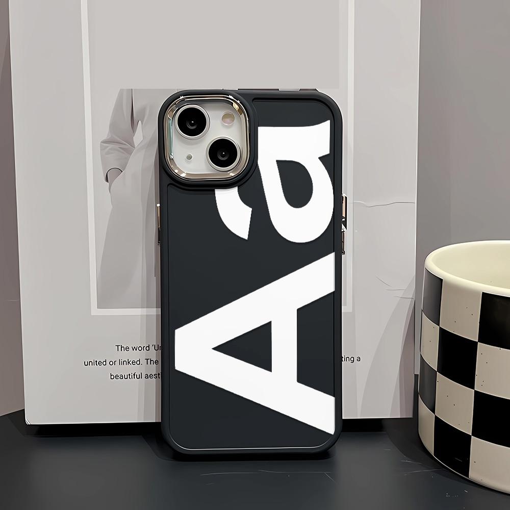 

Simple English Phone Case Suitable For IPhone 16 15 Plus 14 13 12 11 Case Cover Funda For IPhone 16 Pro Max 15 14 Plus Case iphone XR