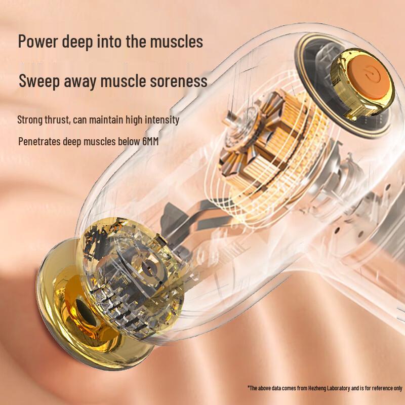 HEZHENG Portable Deep Tissue Percussive Massage Gun CN plug (adapter included)