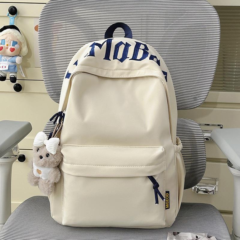 Schoolbag Korean version of simple large-capacity backpack female high school college student high value commuter backpack schoolbag junior high