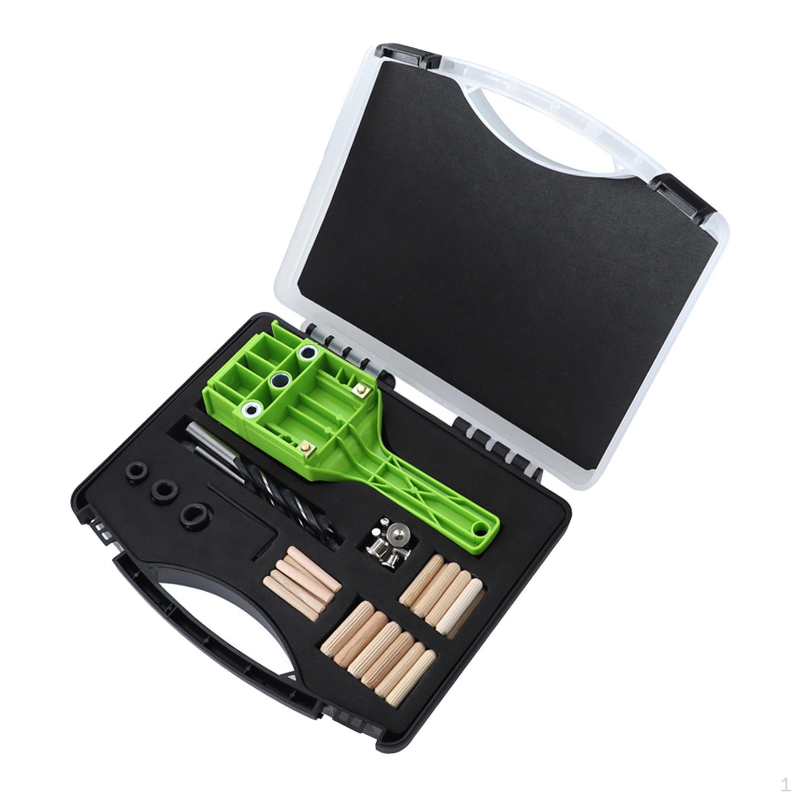 

6 8 10 мм столярный шаблон для шканта центрирующий пробойник ручной инструмент направляющая для сверла зелёный