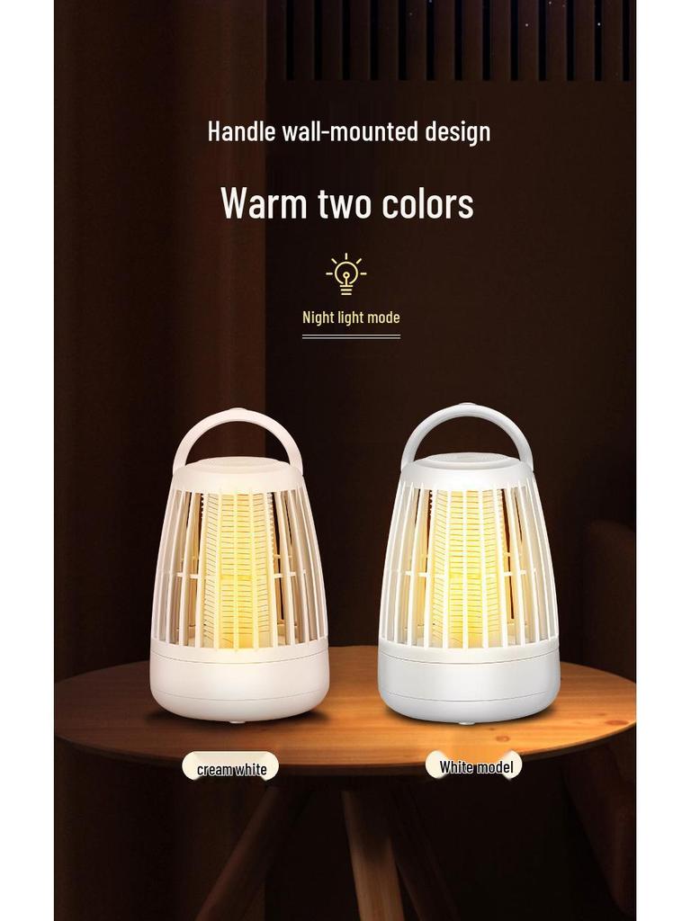 USB Wall-Mountable Night Light & Mosquito Killer Lamp for Bedroom