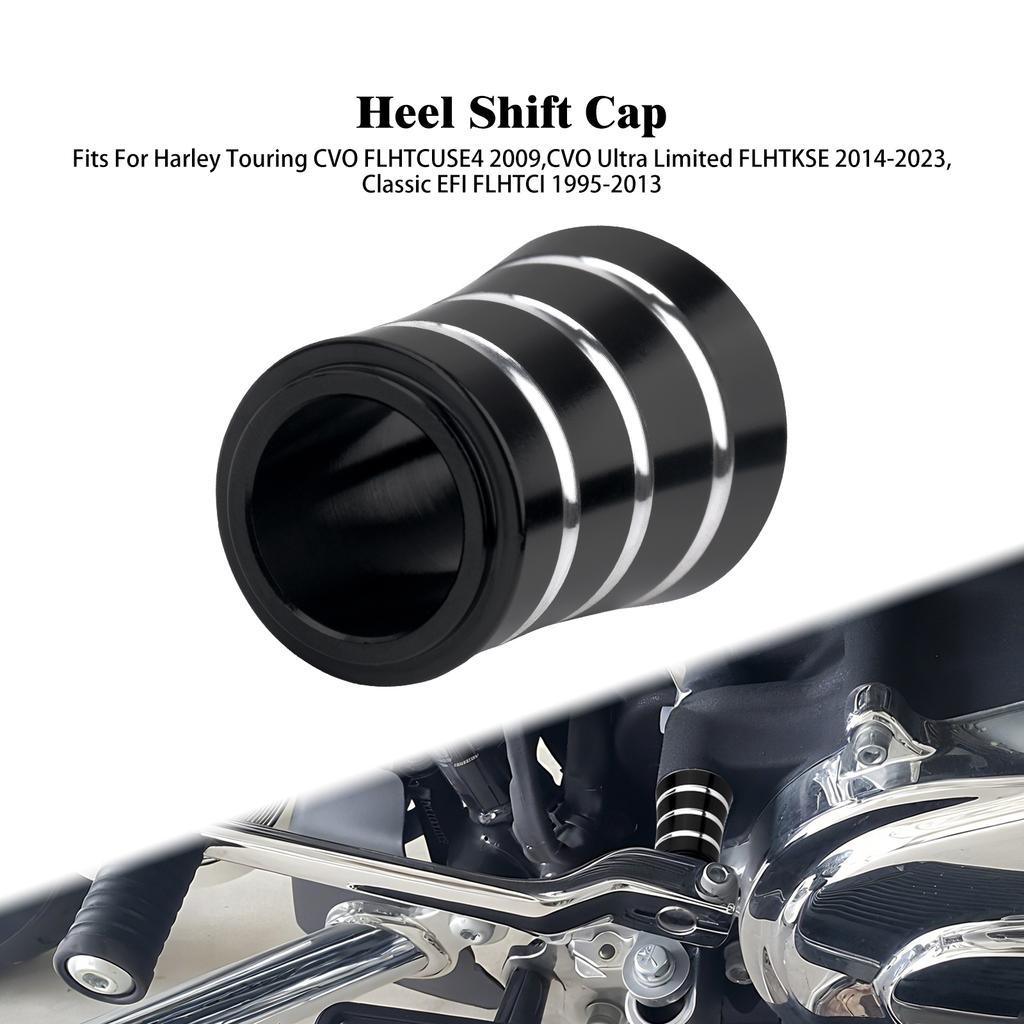 Motorcycle Gear Shift Lever Aluminum Heel Shifter Cap For Harley Touring Road Street Glide Electra Glide CVO FLHTCUSE4 2009-2013