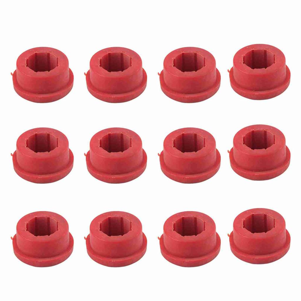 12 Replacement Bushings Lower Control Arm Rear Camber Suspension Control Arm Compatible with Civic Integra Red