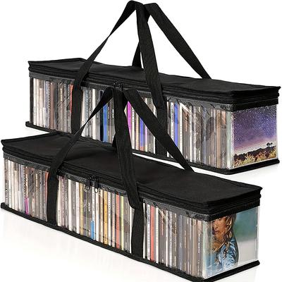 CD-opbergtas met handvatten Waterdichte albums Spellen DVD-draagtas Muziekboekorganizer Draagbare CD-houderorganizer