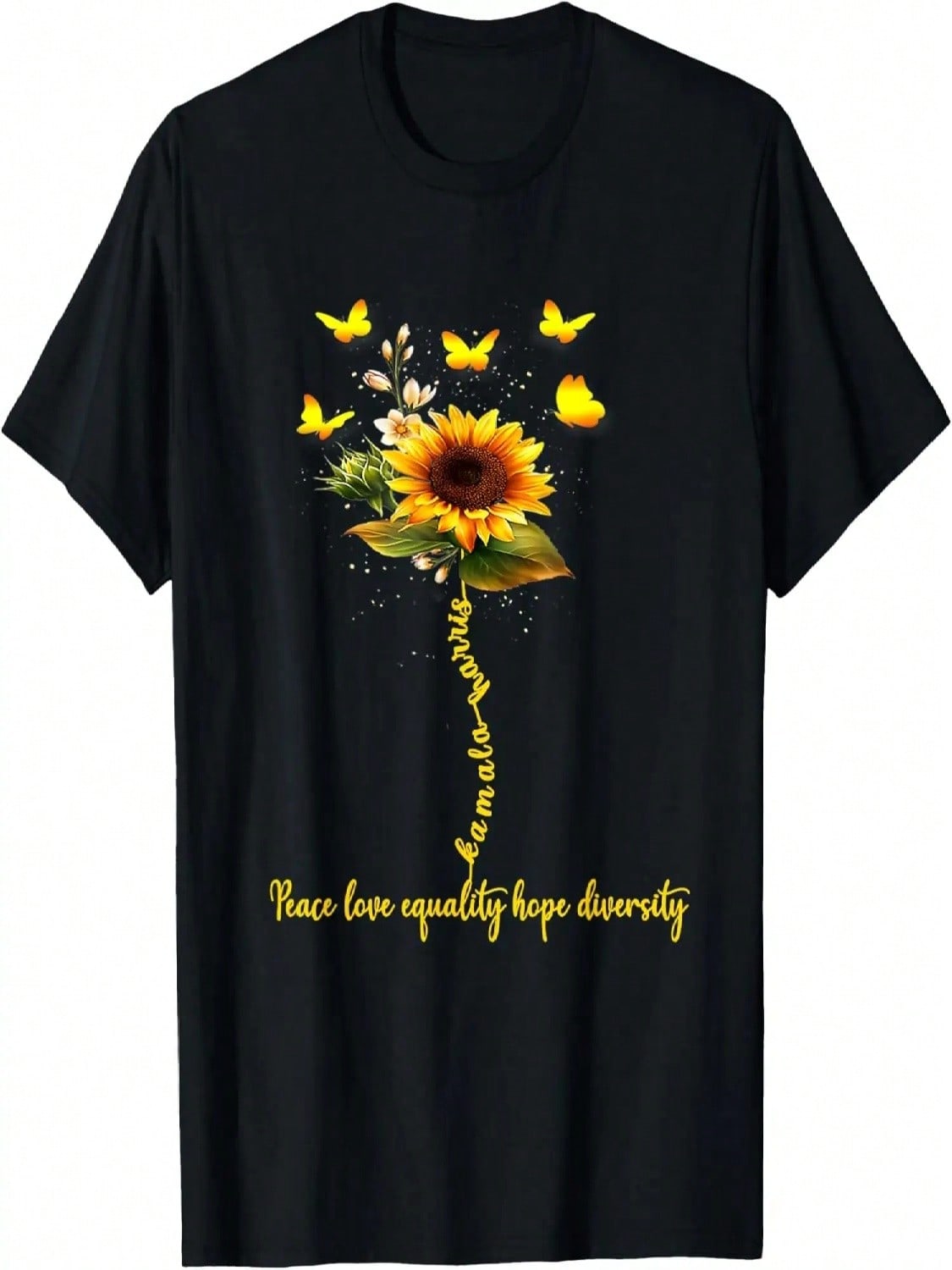 Vote Peace Love Equality Hope Diversity Tees T-Shirt S