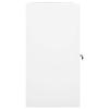 VidaXL Saddle Cabinet White 53x53x105 Cm Steel 339603
