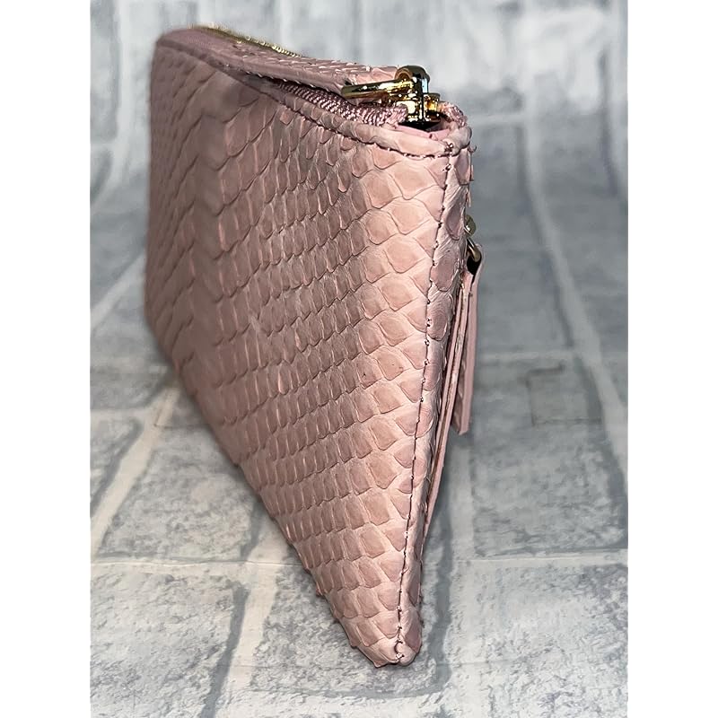 [GUODI] long wallet L-shaped zipper type python genuine leather ladies men's HJ-PY1756 snakeskin snakeskin snakeskin wallet wallet Life unisex unisex