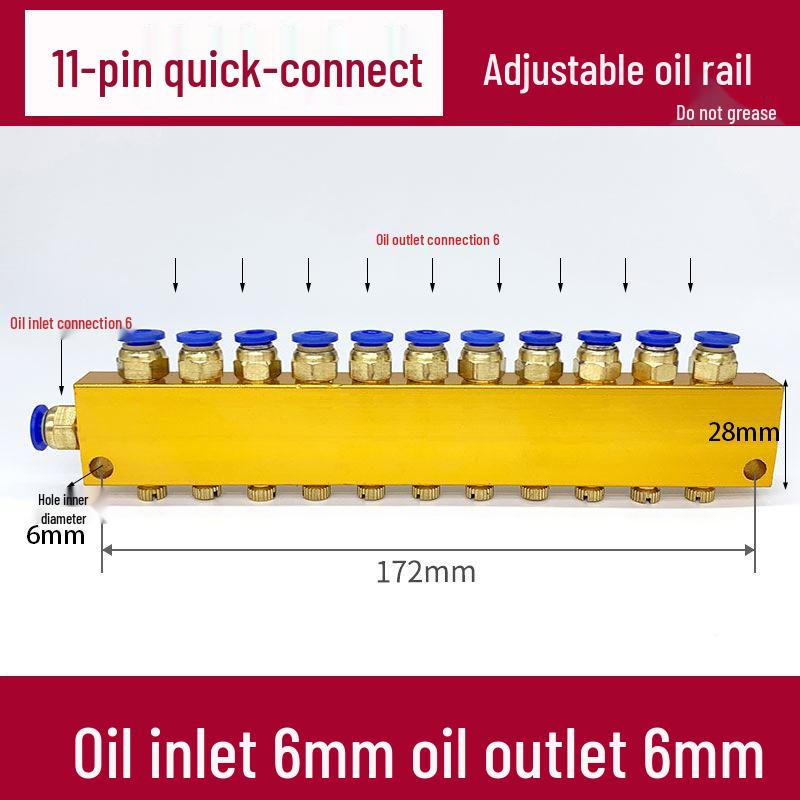 Adjustable Quick-Connect Oil Manifold & Distributor Valve