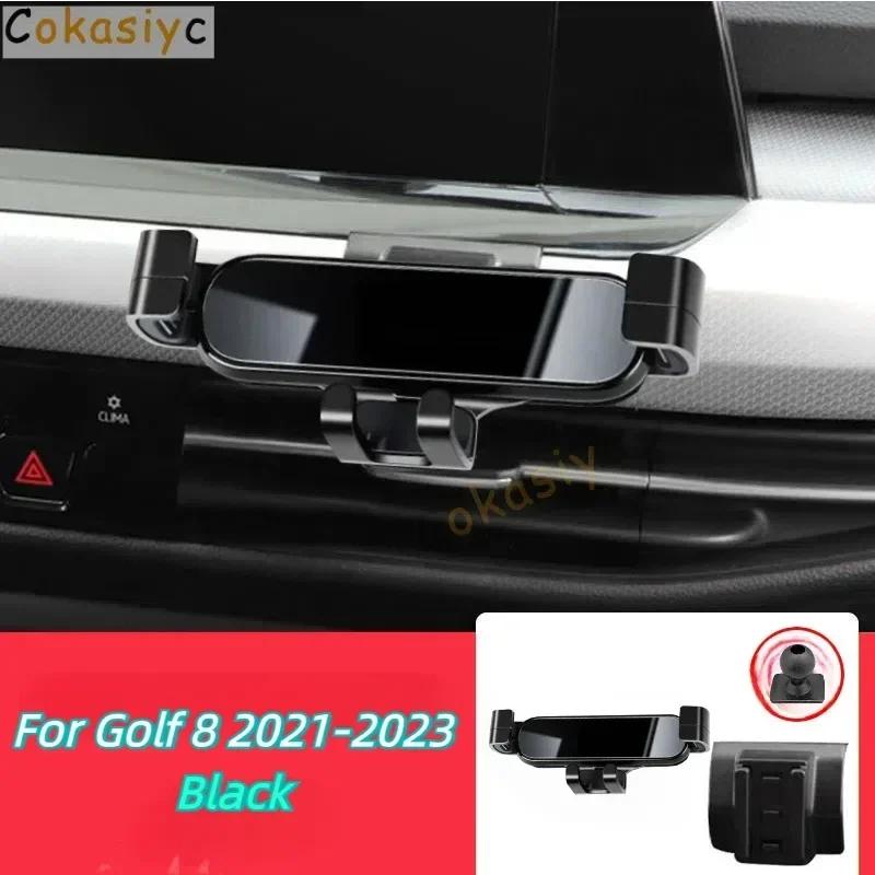 Volkswagen Golf 8 MK8 2021-2023 İçin Ayarlanabilir Özel Montajlı Cep Telefonu Tutucu GPS Destek Braketi Araba Aksesuarları