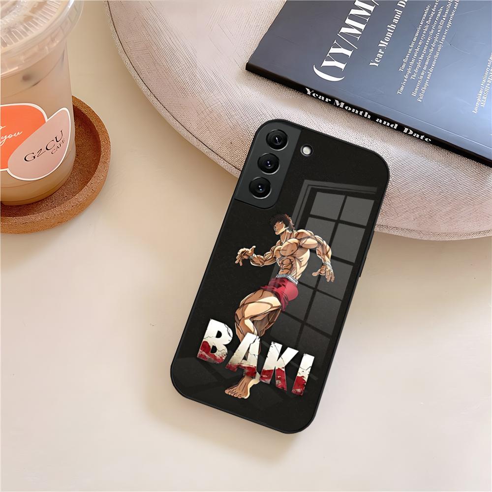 

Аниме Баки Чехол для телефона Стекло Для Samsung Galaxy S25 S23 S24 S21 S22 S20 Ultra Fe Plus A15 A14 Чехол Samsung S21