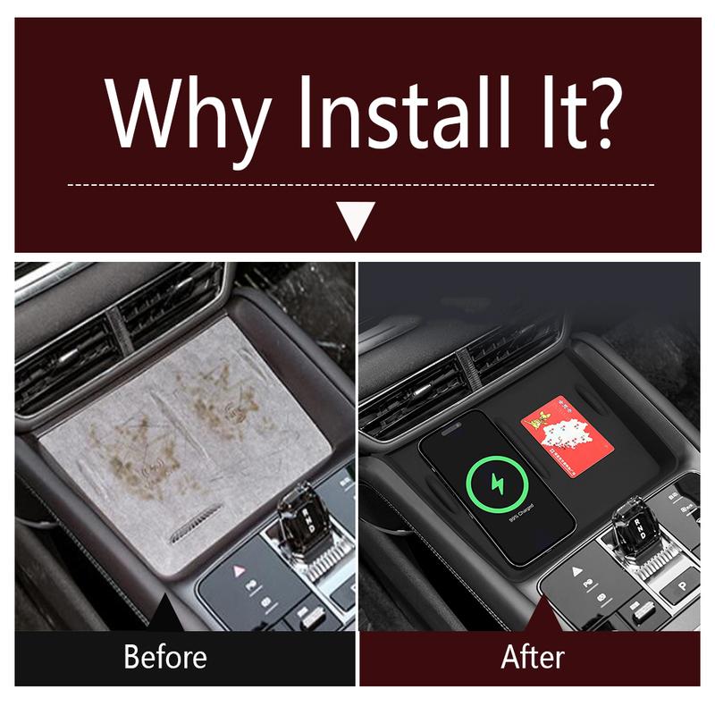 Car Wireless Charging Silicone Protective Central Control Anti Slip Pad Accessories For BYD Sealion 7 Sea lion 07 EV 2024 2025