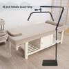 26" Remote-Controlled Folding Cantilever Lamp, 3-Head, 30W, for Nail Art, Tattooing, and Eyelash Extensions.