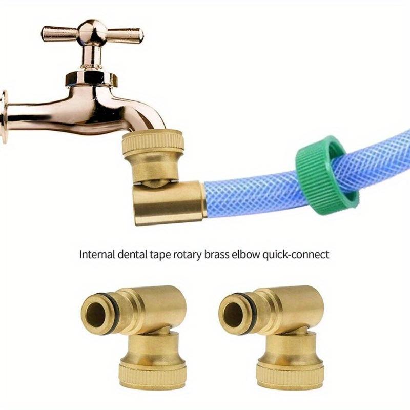 1PC Hose Reel Swivel Elbow Quick Connector for Hoselock Plug 3/4in Outdoor Garden Hose Faucet Adapter